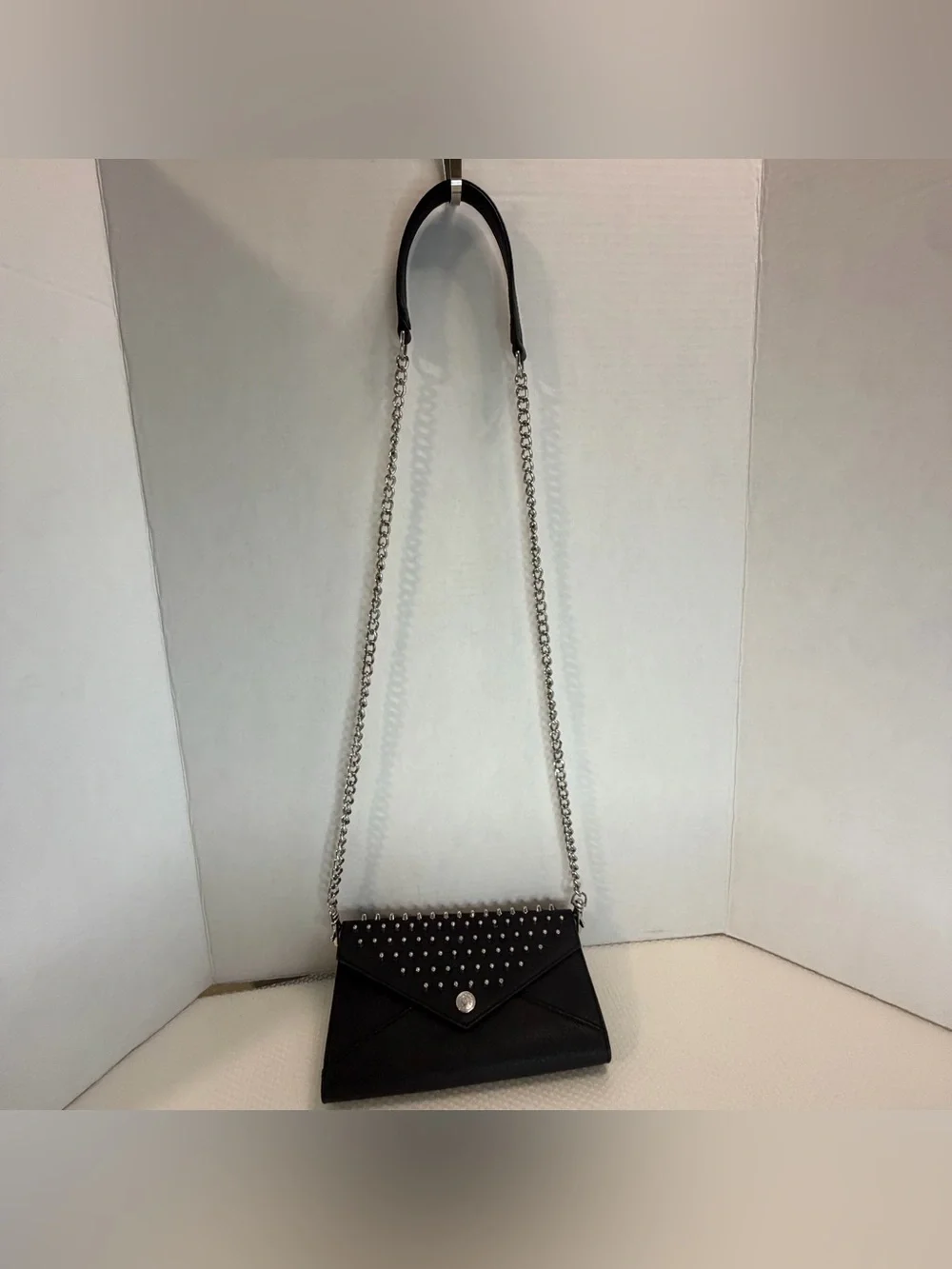 Rebecca Minkoff Black Studded Envelope Wristlet